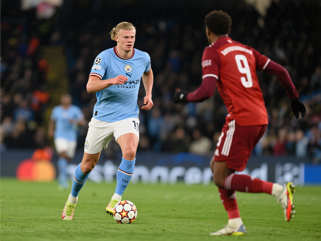 曼城的胜算在于中场的掌控力和哈兰德的强力