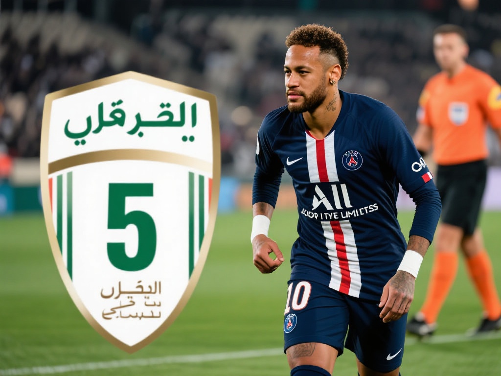 尽管内马尔在沙特联赛只参加了5场比赛，他