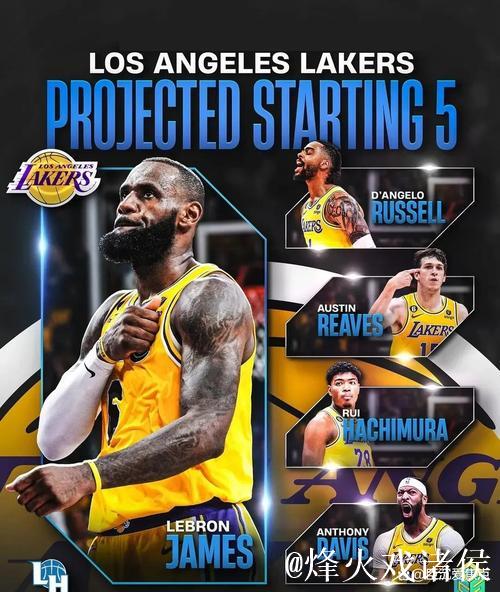 雷迪克公布湖人新赛季首发阵容：詹姆斯、戴维斯领衔，拉塞尔、里夫斯、八村垒在列